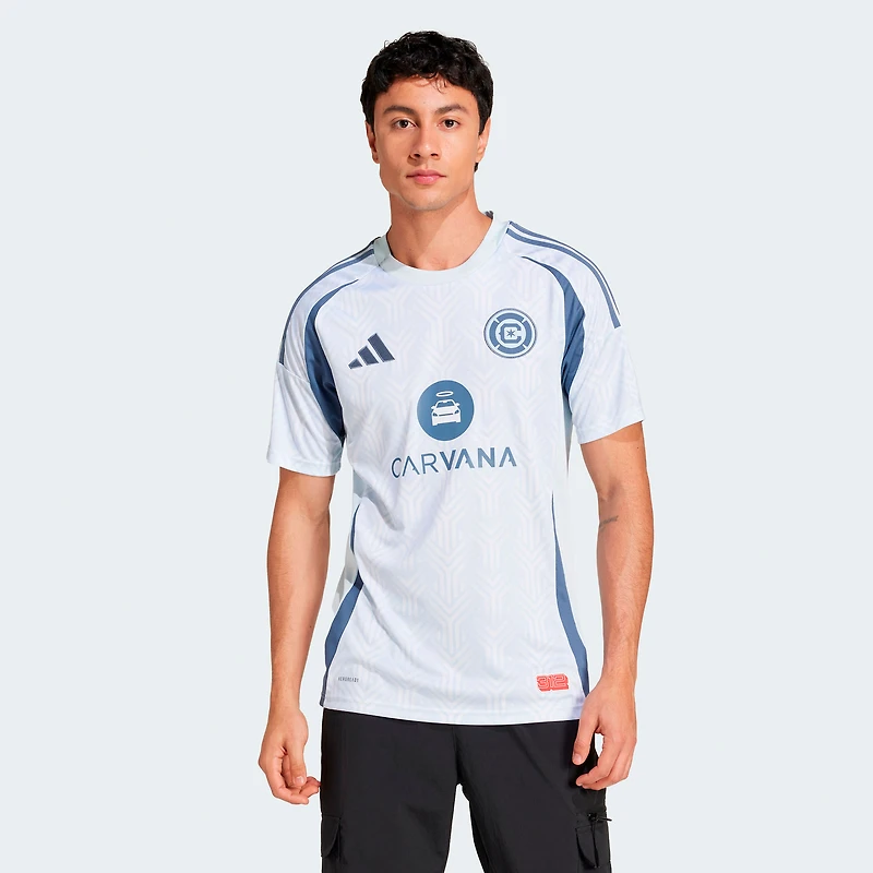 maillot réplique du municipal Chicago Fire 2025 bleu clair adidas pour homme