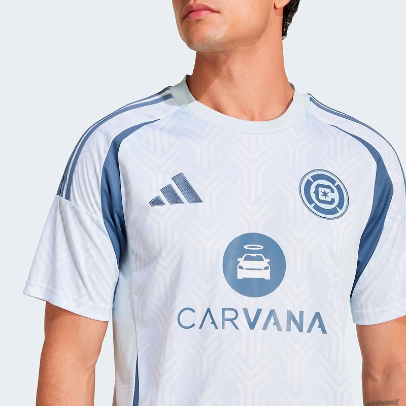 maillot réplique du municipal Chicago Fire 2025 bleu clair adidas pour homme