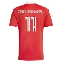 Men's adidas Philip Zinckernagel Red Chicago Fire 2026 Forever Replica Jersey