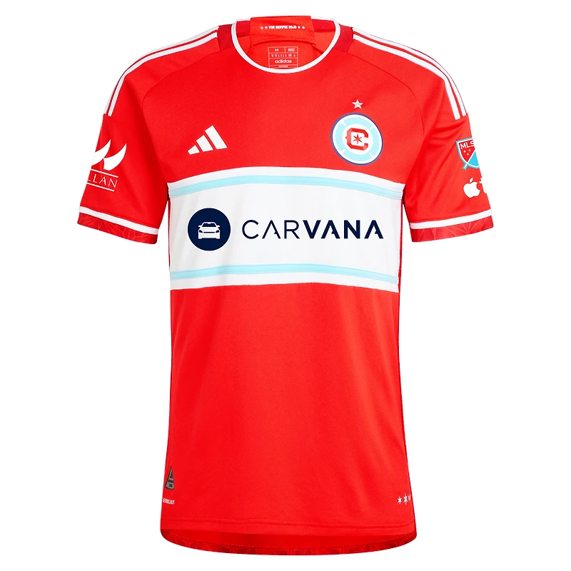 Men's adidas Red Chicago Fire 2024 Return To Authentic Jersey