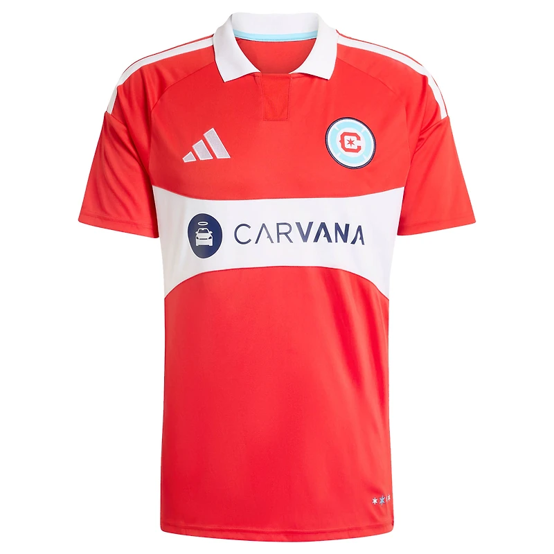 Men's adidas Red Chicago Fire 2026 Forever Replica Jersey
