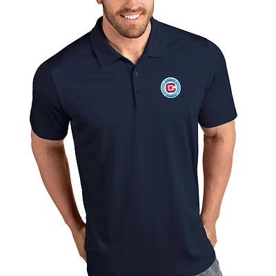 Polo bleu marine Antigua pour homme avec logo Chicago Fire