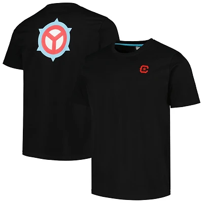 Men's Black Chicago Fire Culture Heavy T-Shirt