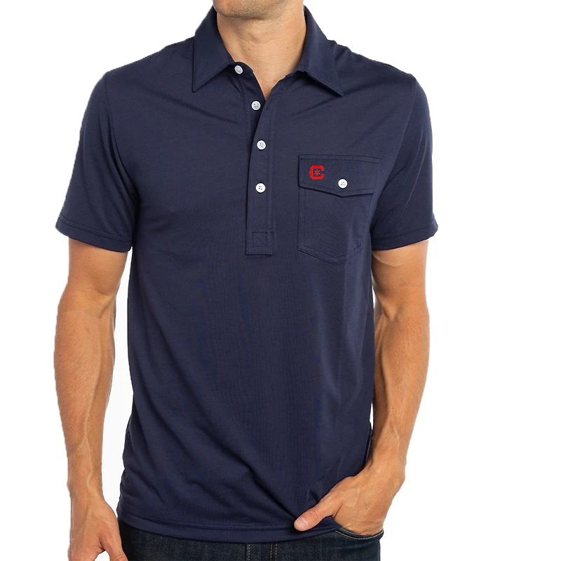 Men's Criquet Navy Chicago Fire Player Polo