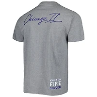 Men's Mitchell & Ness Gray Chicago Fire City Tee