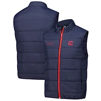 Gilet rembourré entièrement zippé Chicago Fire bleu marine pour homme