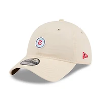 Casquette ajustable New Era beige Chicago Fire Micro Team Logo 9TWENTY pour homme