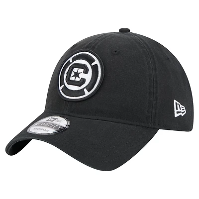 Casquette ajustable Chicago Fire 2025 Kickoff 9TWENTY noire New Era pour homme