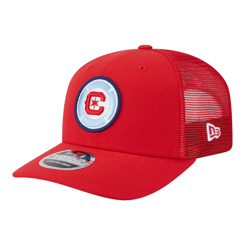 Casquette ajustable New Era rouge Chicago Fire Jersey Hook 9SEVENTY pour homme