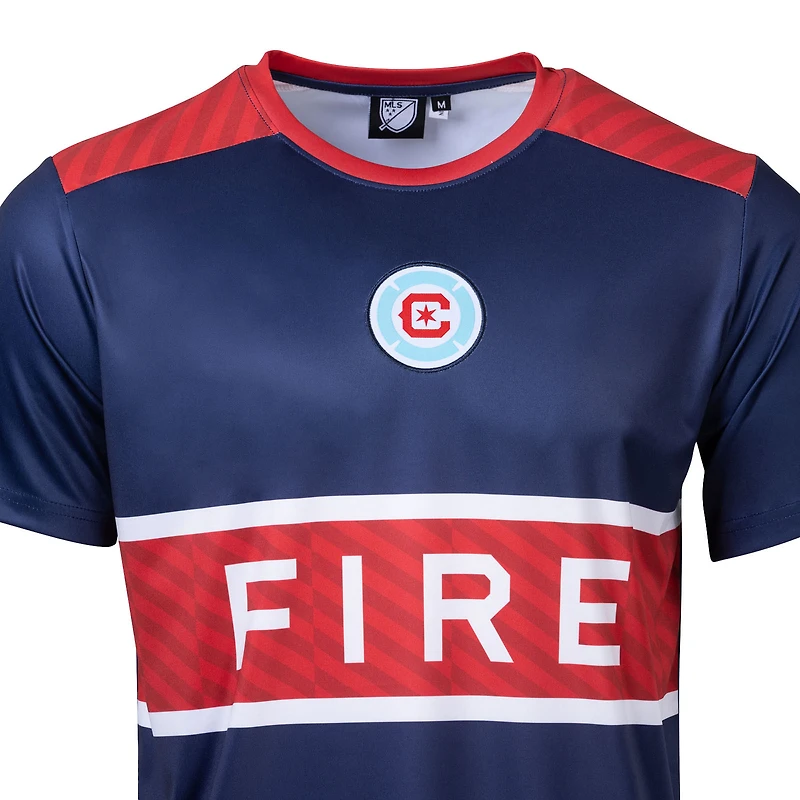 Men's Sport Design Sweden Blue Chicago Fire Ignite Sublimated T-Shirt