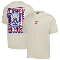 Men's Sport Design Sweden  Tan Chicago Fire City Soul Oversized T-Shirt