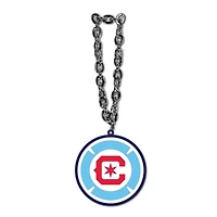 Collier chaîne avec logo de l'équipe des pompiers de Chicago MOJO