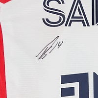 Tobias Salquist Chicago Fire Autographed Match-Used #14 White adidas Jersey from the 2024 MLS Season - Size L