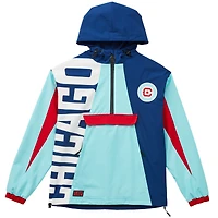 Unisex Live Breathe Futbol Light Blue Chicago Fire Tekker Half-Zip Anorak Jacket