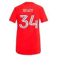 Maillot de joueur adidas Chris Brady Chicago Fire 2024 Return To Red Replica pour femme, rouge