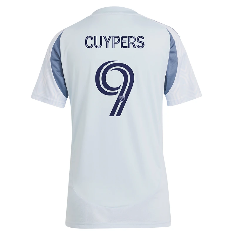 Women's adidas Hugo Cuypers Light Blue Chicago Fire 2025 The Municipal Kit Replica Player Jersey