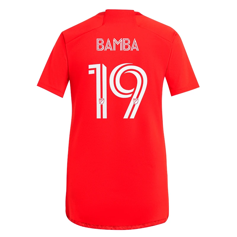Women's adidas Jonathan Bamba Red Chicago Fire 2024 Return To Replica Player Jersey