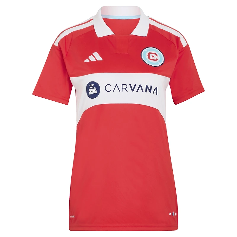 Maillot réplique adidas Jonathan Bamba rouge Chicago Fire 2026 Forever Red pour femme