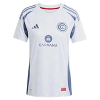 Women's adidas Kellyn Acosta Light Blue Chicago Fire 2025 The Municipal Kit Replica Player Jersey