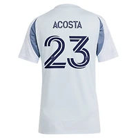 Women's adidas Kellyn Acosta Light Blue Chicago Fire 2025 The Municipal Kit Replica Player Jersey