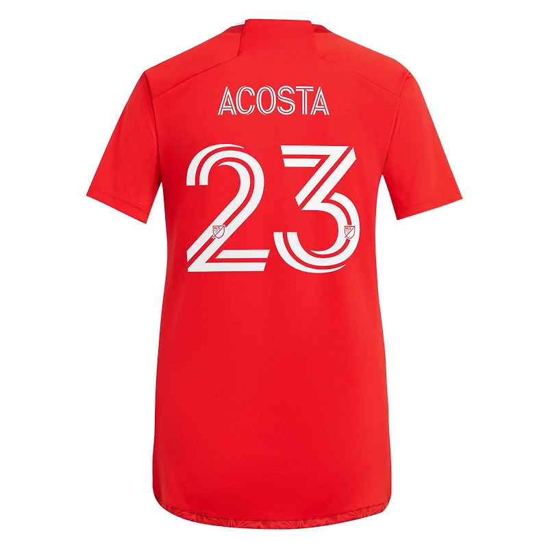 Maillot réplique de joueur adidas Kellyn Acosta Red Chicago Fire 2024 Return To pour femme