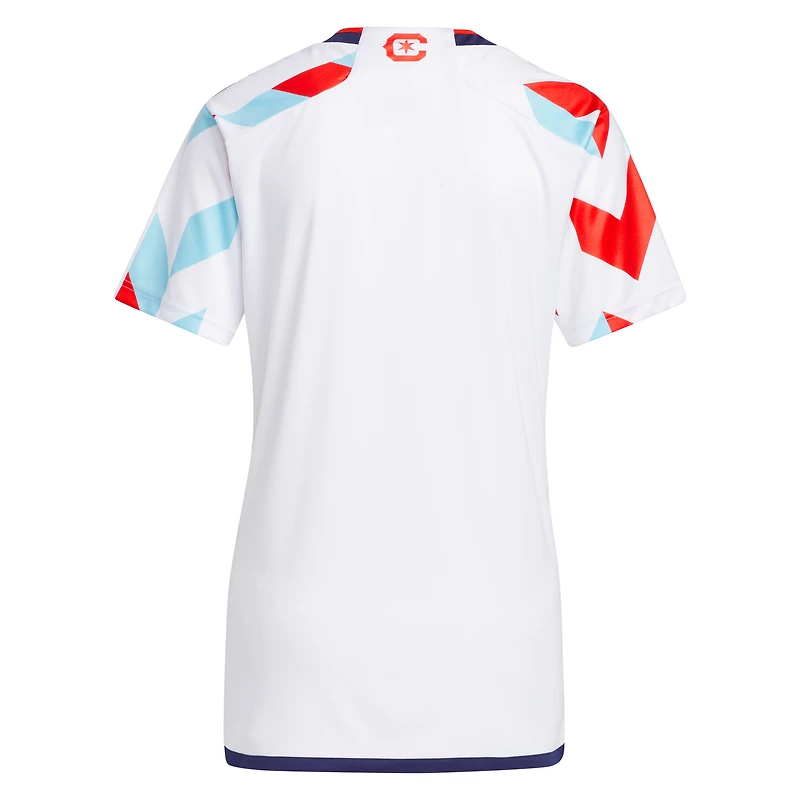 Women's adidas  White Chicago Fire 2024 A Kit For All Replica Jersey