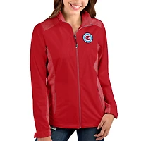 Women's Antigua Red/Heathered Red Chicago Fire Logo Revolve Full-Zip Jacket