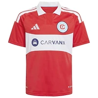 Youth adidas Joel Waterman Red Chicago Fire 2026 Forever Replica Jersey