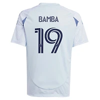 Youth adidas Jonathan Bamba Light Blue Chicago Fire 2025 The Municipal Kit Replica Player Jersey