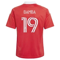 Youth adidas Jonathan Bamba Red Chicago Fire 2026 Forever Replica Jersey