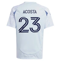 Youth adidas Kellyn Acosta Light Blue Chicago Fire 2025 The Municipal Kit Replica Player Jersey