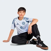 Youth adidas  Light Blue Chicago Fire 2025 The Municipal Kit Replica Jersey