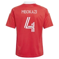 Youth adidas Mbekezeli Mbokazi Red Chicago Fire 2026 Forever Replica Jersey