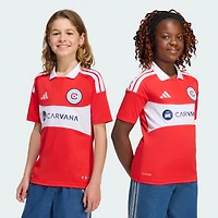 Maillot réplique adidas Chicago Fire rouge 2026 Forever Red pour jeunes