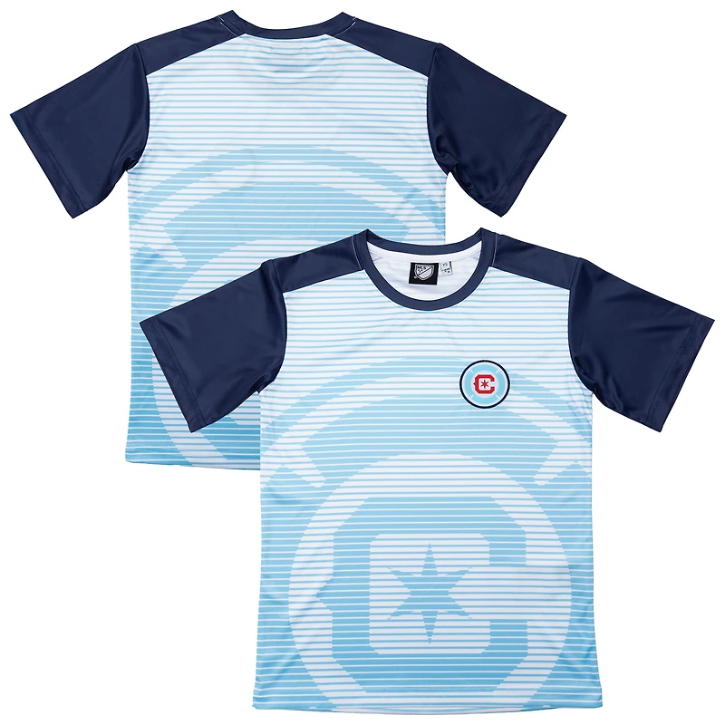 Youth Sport Design Sweden Blue Chicago Fire Club T-Shirt