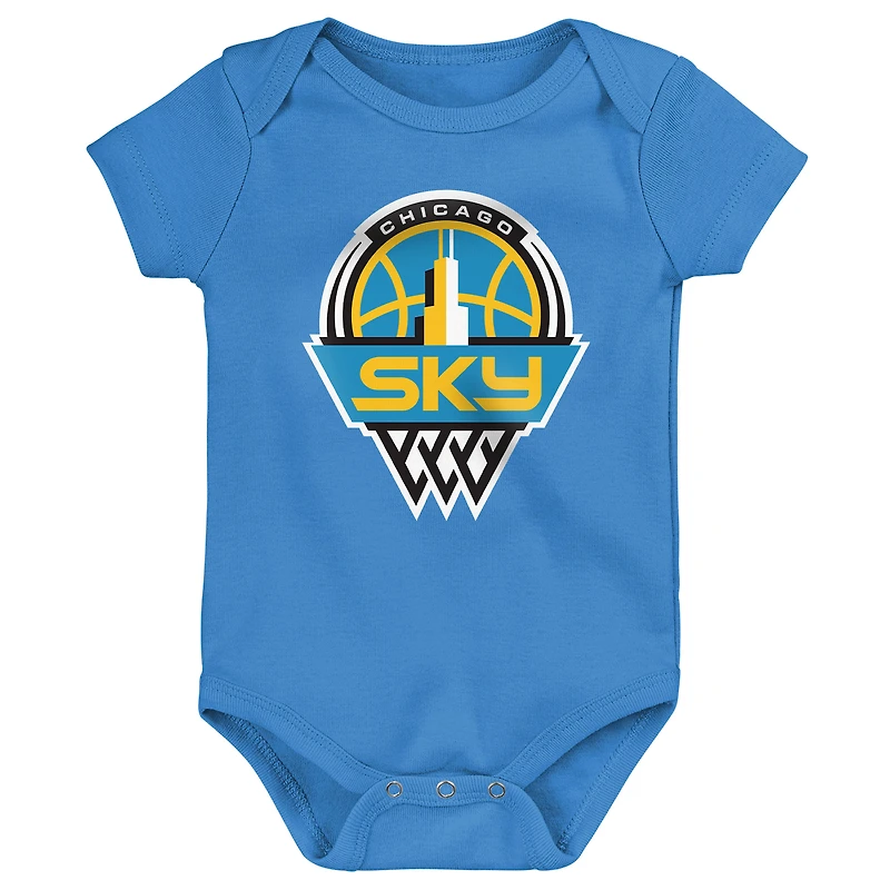 Infant Outerstuff Chicago Sky Destiny 3-Piece Creeper Set