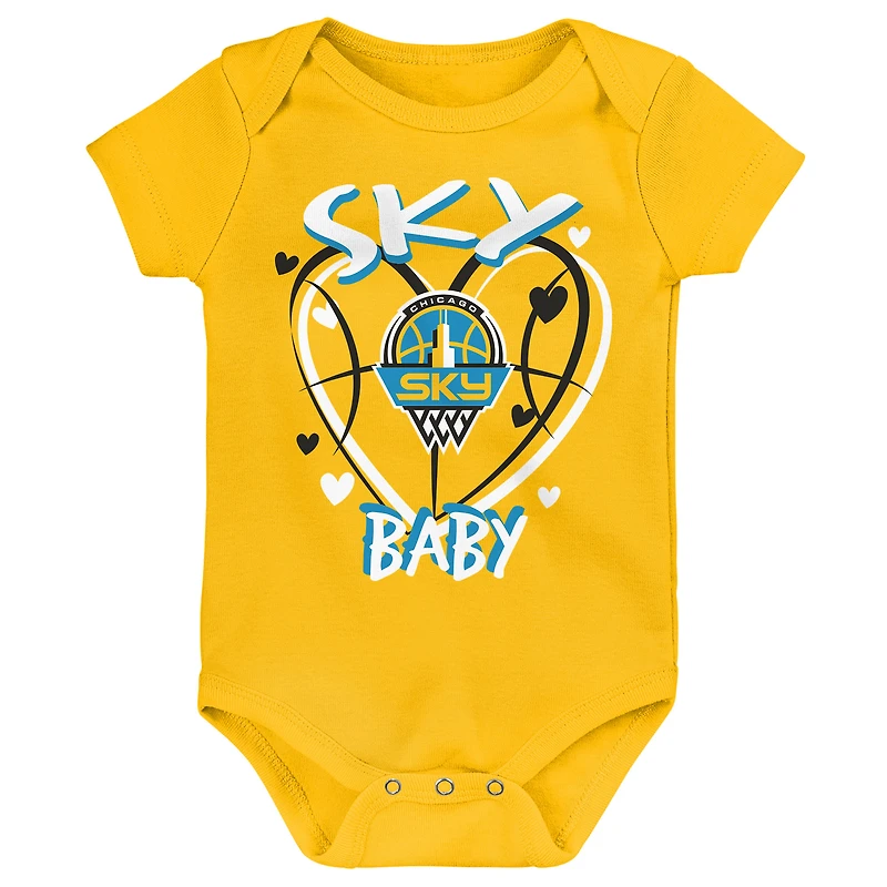 Ensemble de 3 poussettes pour bébé Chicago Sky Slide Home d'Infantry Outerstuff