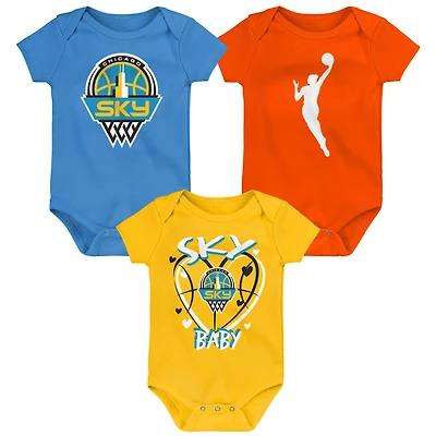 Ensemble de 3 poussettes pour bébé Chicago Sky Slide Home d'Infantry Outerstuff