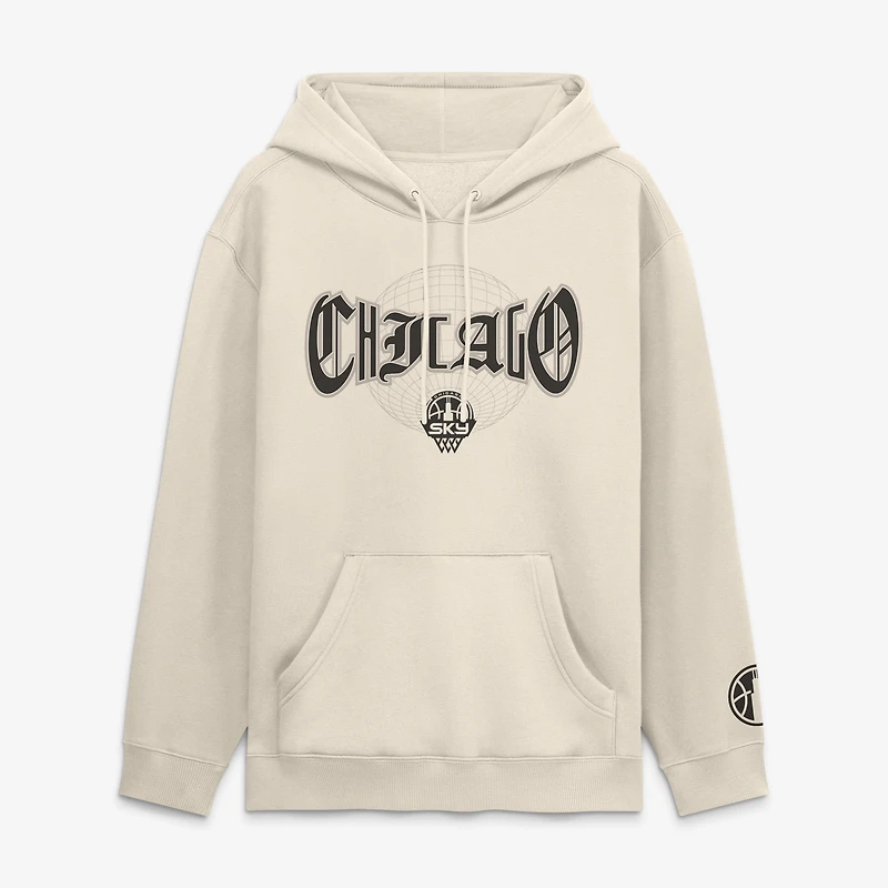 Sweat à capuche polaire Fanatics crème Chicago Sky Legacy pour homme