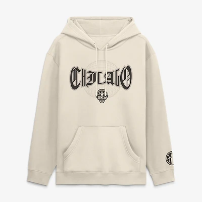 Sweat à capuche polaire Fanatics crème Chicago Sky Legacy pour homme