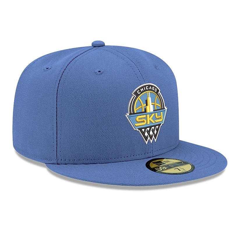 Men's New Era  Light Blue Chicago Sky Team 59FIFTY Fitted Hat