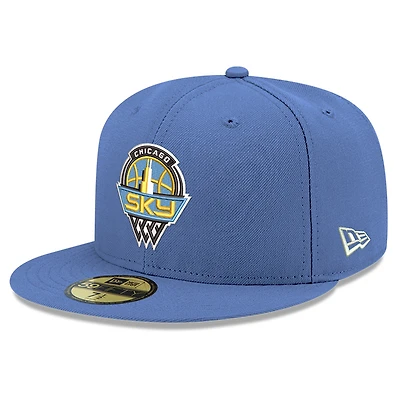 Men's New Era Light Blue Chicago Sky Team 59FIFTY Fitted Hat