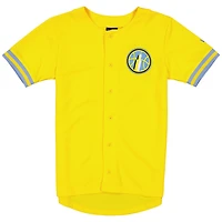 Maillot de baseball New Era jaune Chicago Sky pour homme, édition spéciale repêchage WNBA 2026.