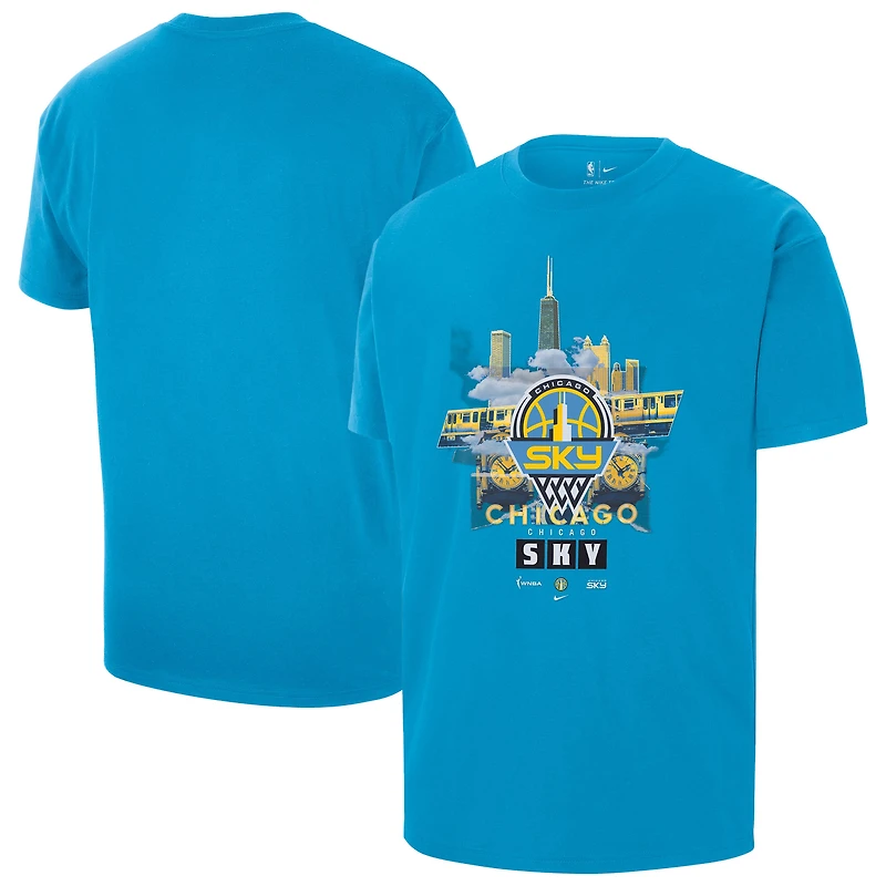 Men's Nike Sky Blue Chicago Original Content Max90 T-Shirt