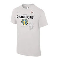 T-shirt Nike blanc pour homme Chicago Sky, champion des finales WNBA 2021