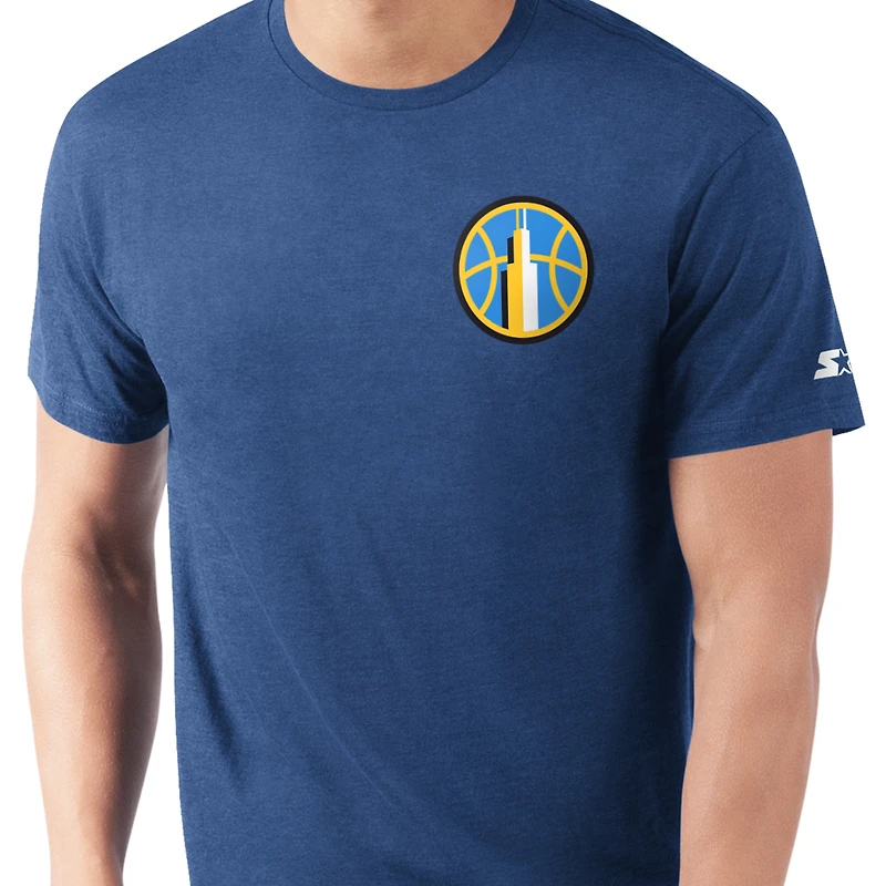Men's Starter  Royal Chicago Sky WNBA 30th Anniversary Prime Time T-Shirt
