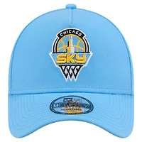 Unisex New Era  Light Blue Chicago Sky Core Logo A-Frame 9FORTY Adjustable Hat