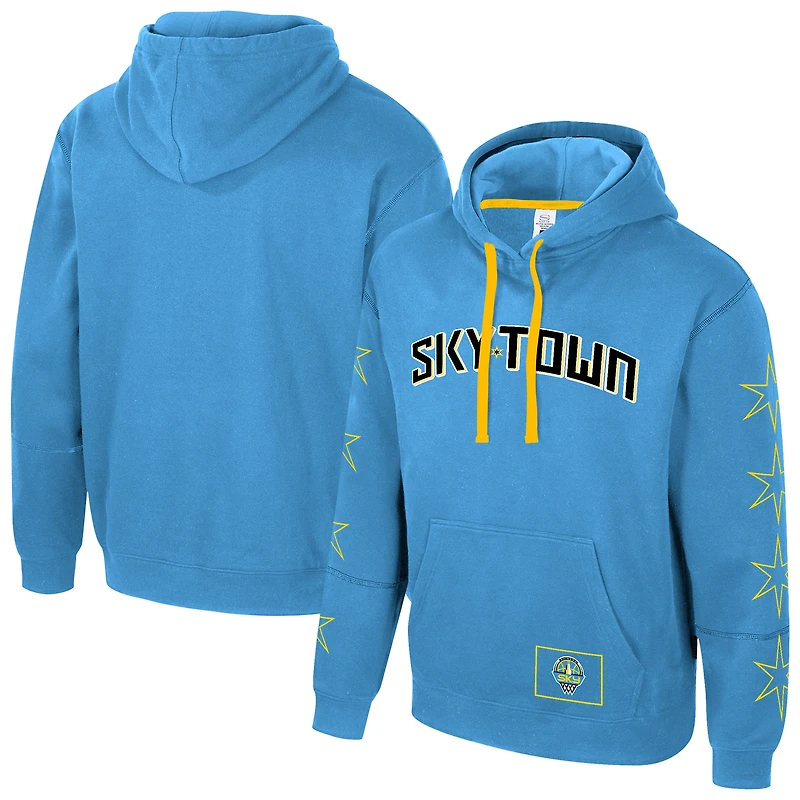 Unisex Stadium Essentials  Light Blue Chicago Sky City Star Rebel Edition Pullover Hoodie