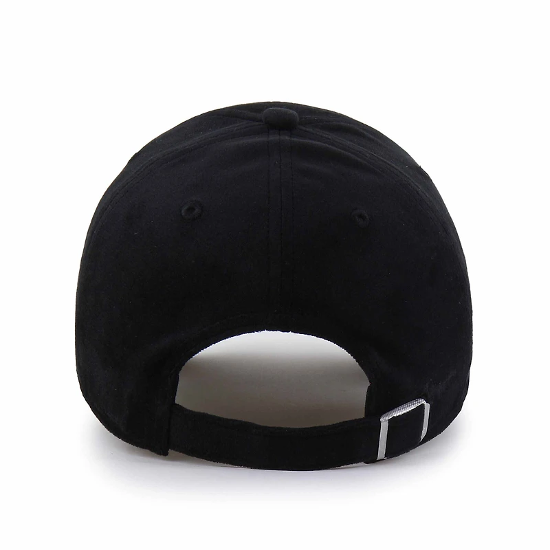 Unisex '47  Black Chicago Sky Spirited Velour Clean Up Adjustable Hat