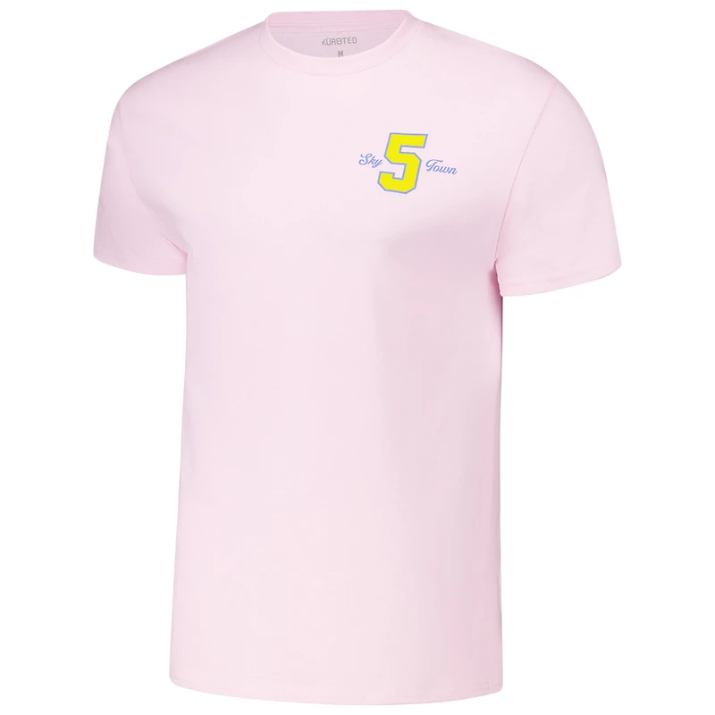 T-shirt unisexe Angel Reese Pink Chicago Sky Player ID Arch